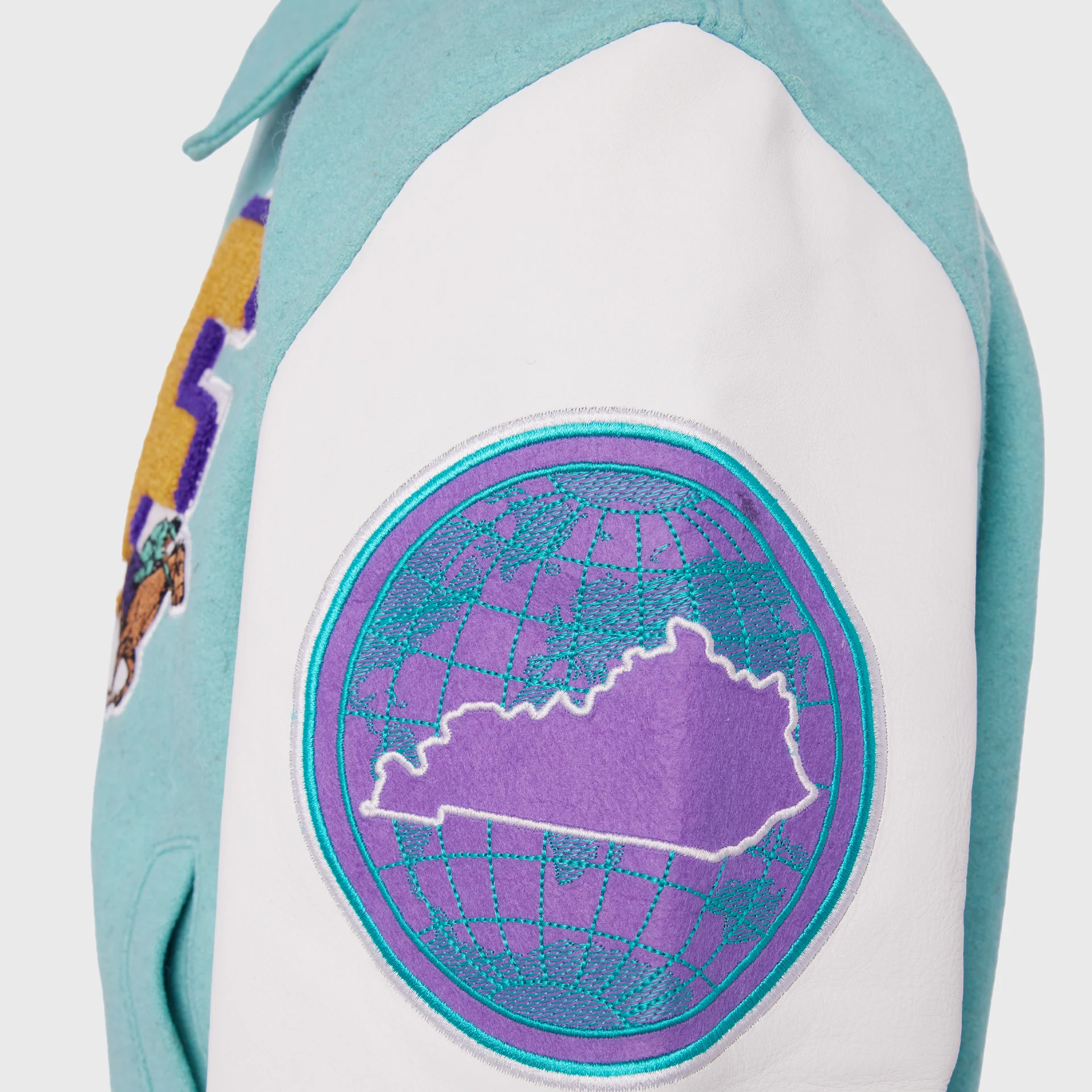 148 Letterman Jacket Teal - Image 5