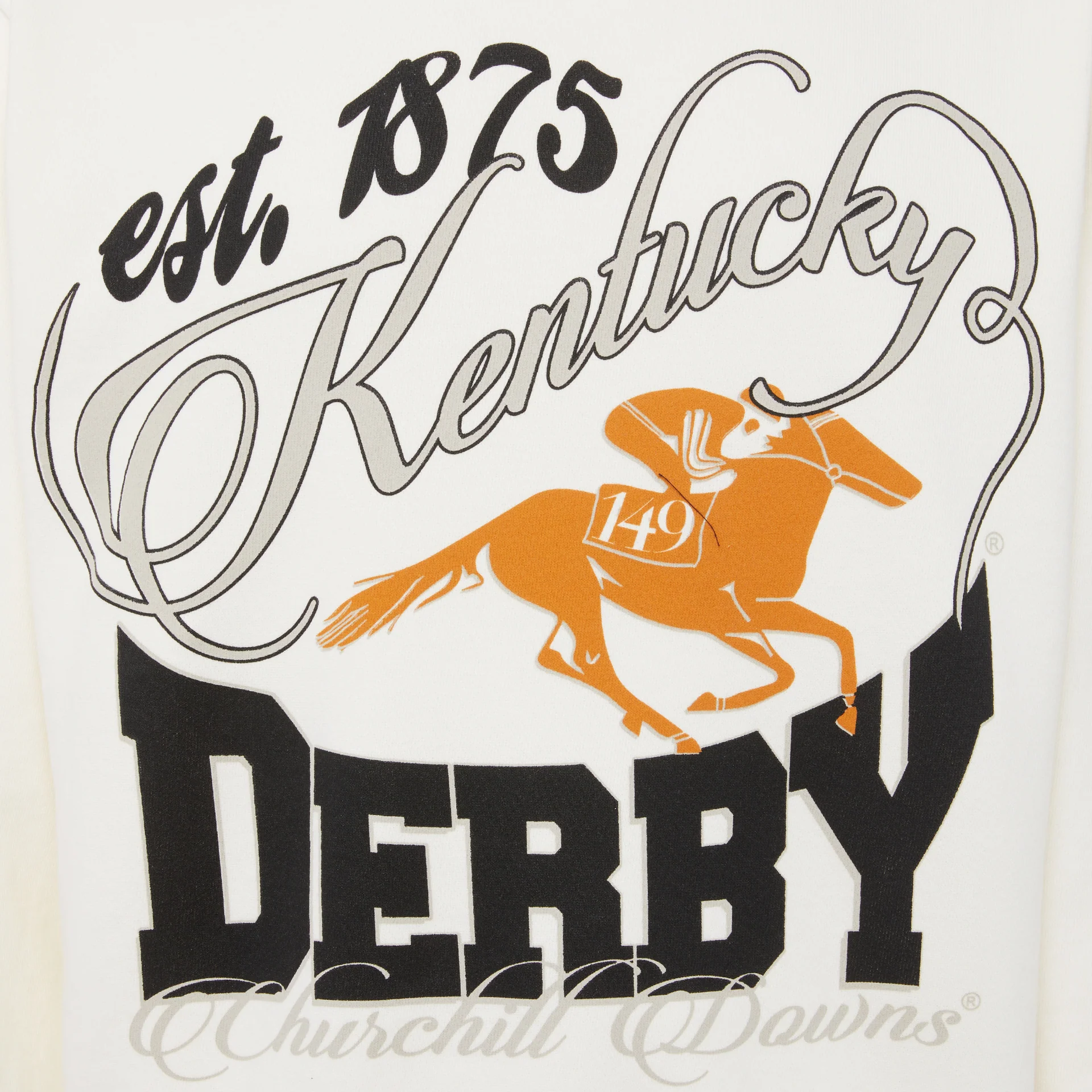 1875 Kentucky Derby Crewneck Cream - Image 3