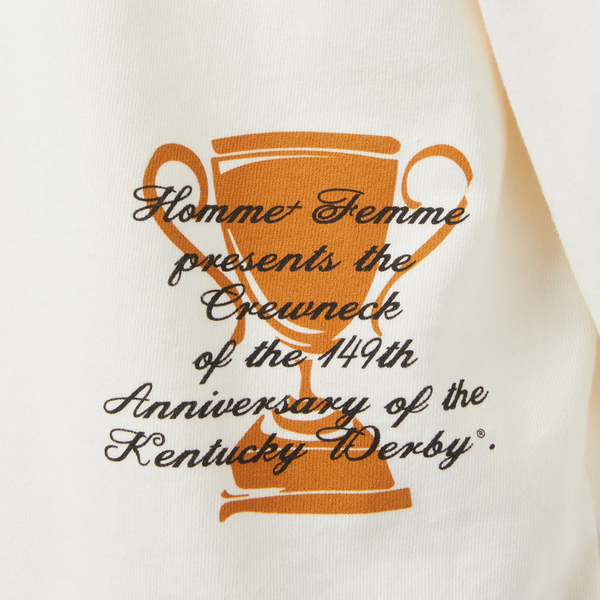 1875 Kentucky Derby Crewneck Cream - Image 4
