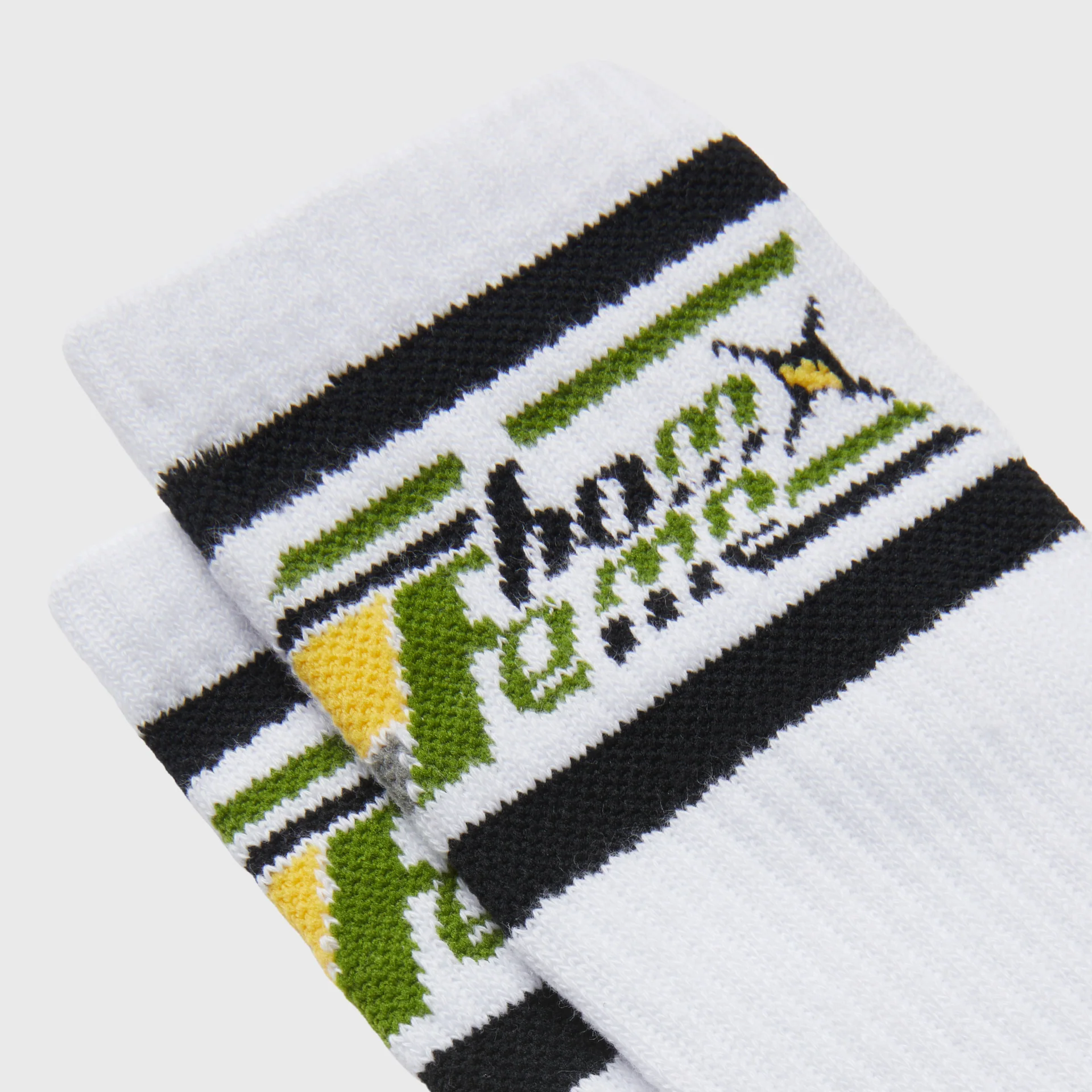 Galaxy Sock White and Olive - Image 2