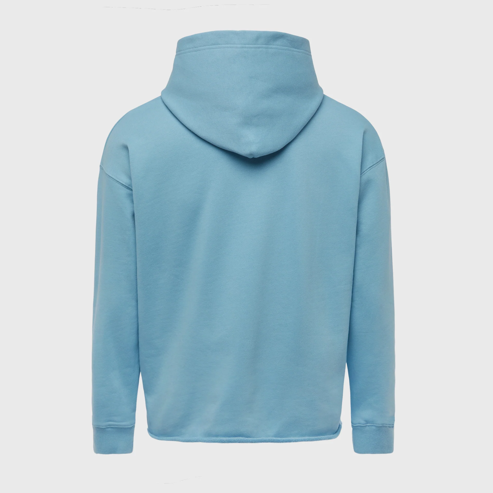 Homme Femme Basketball Hoodie Blue - Image 2