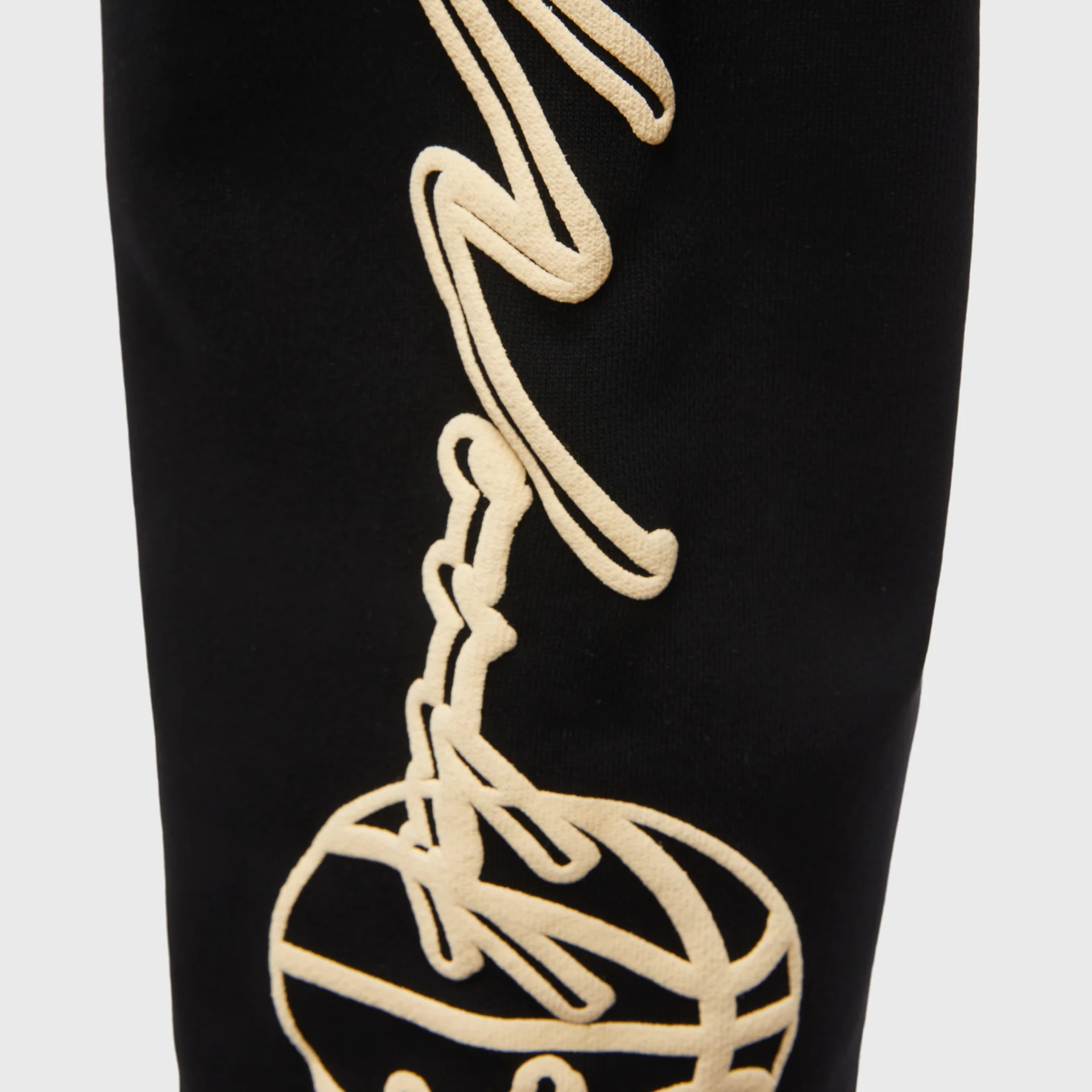 Homme Femme Basketball Sweats Black - Image 4