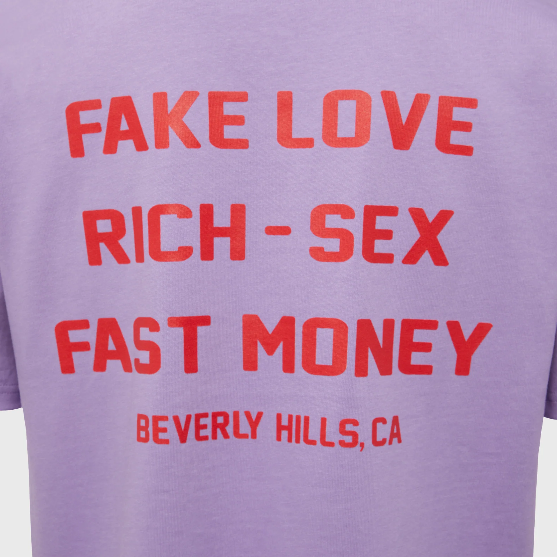 Hotel Homme Femme Tee Purple and Red - Image 4