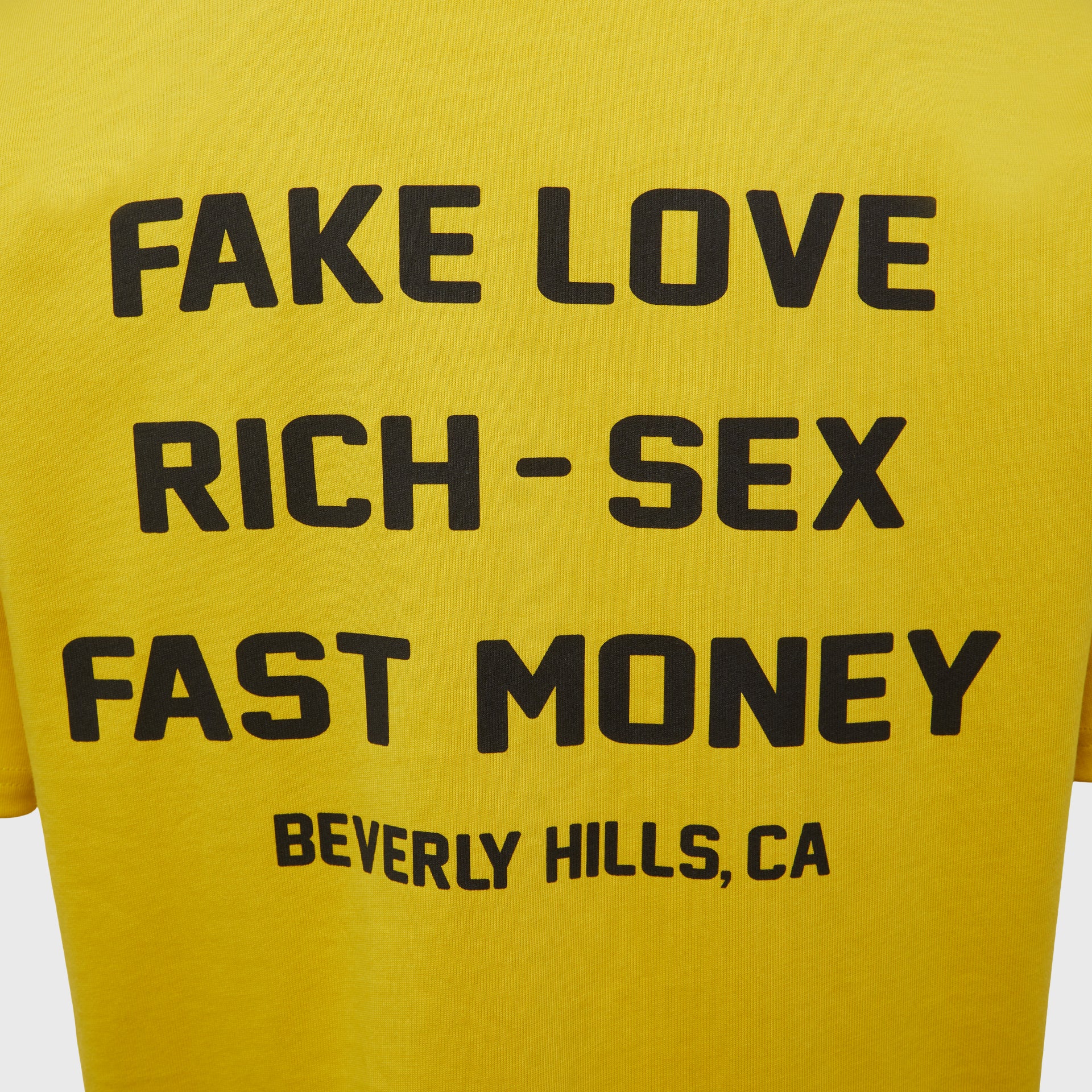 Hotel Homme Femme Tee Yellow - Image 4