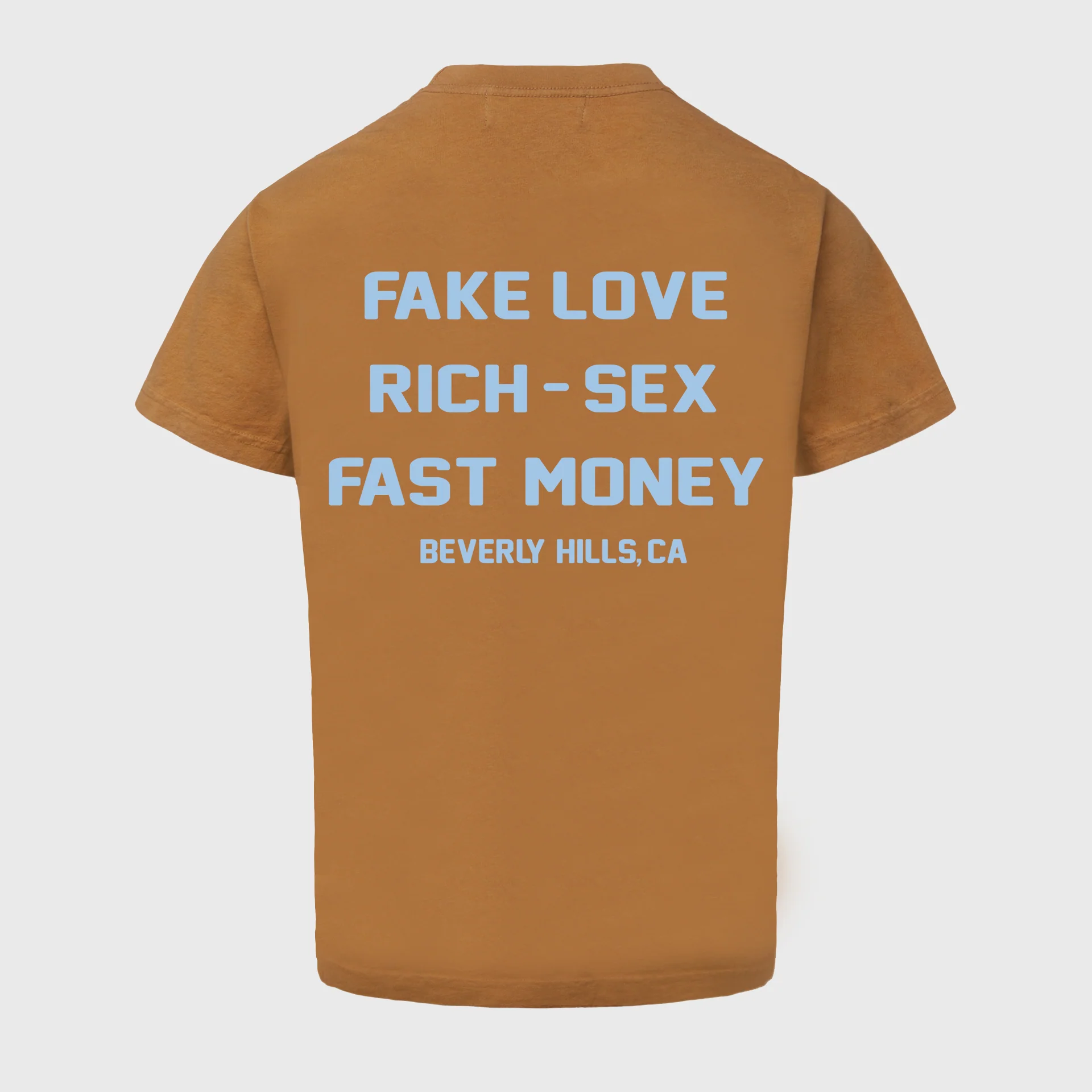 Hotel Homme Femme Tee Brown and Light Blue - Image 2