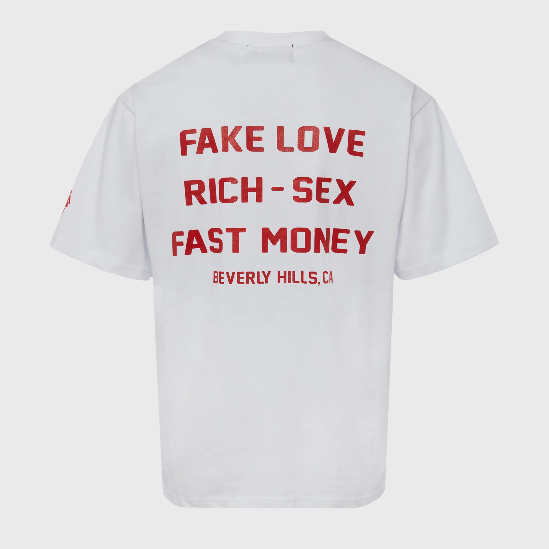 Hotel Homme Femme Tee White and Red - Image 2