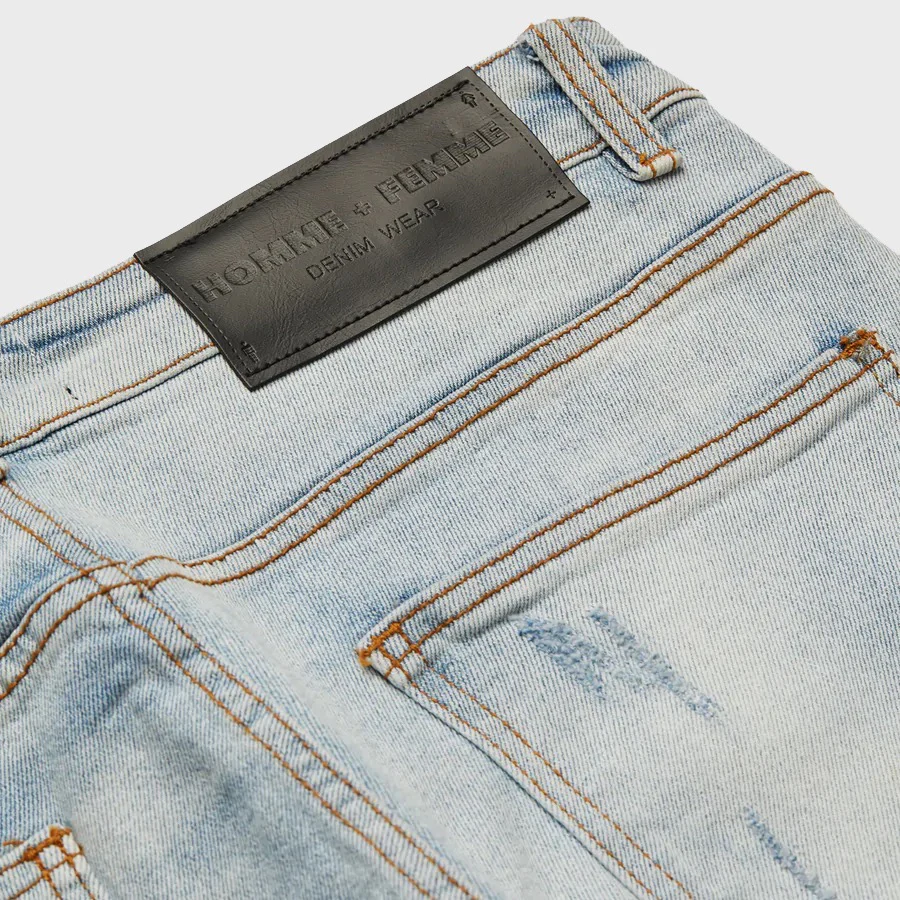 Letterman Denim Blue With Baby Blue Letters - Image 4
