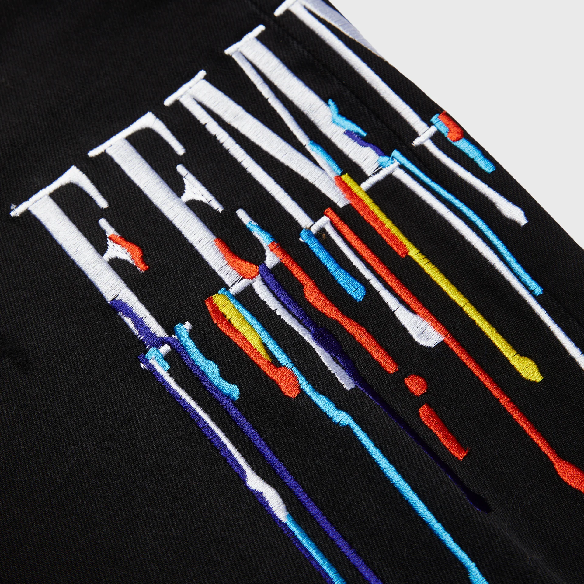 Letterman Drip Denim Black With White Letters - Image 4
