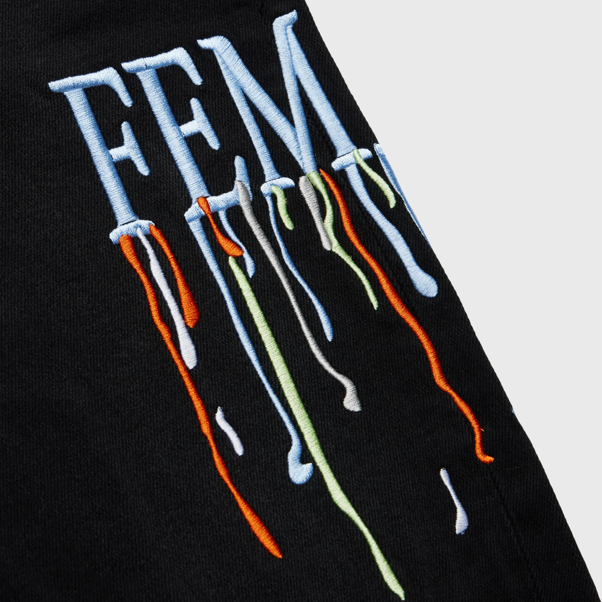 Letterman Drip Denim Black With Light Blue Letters - Image 4