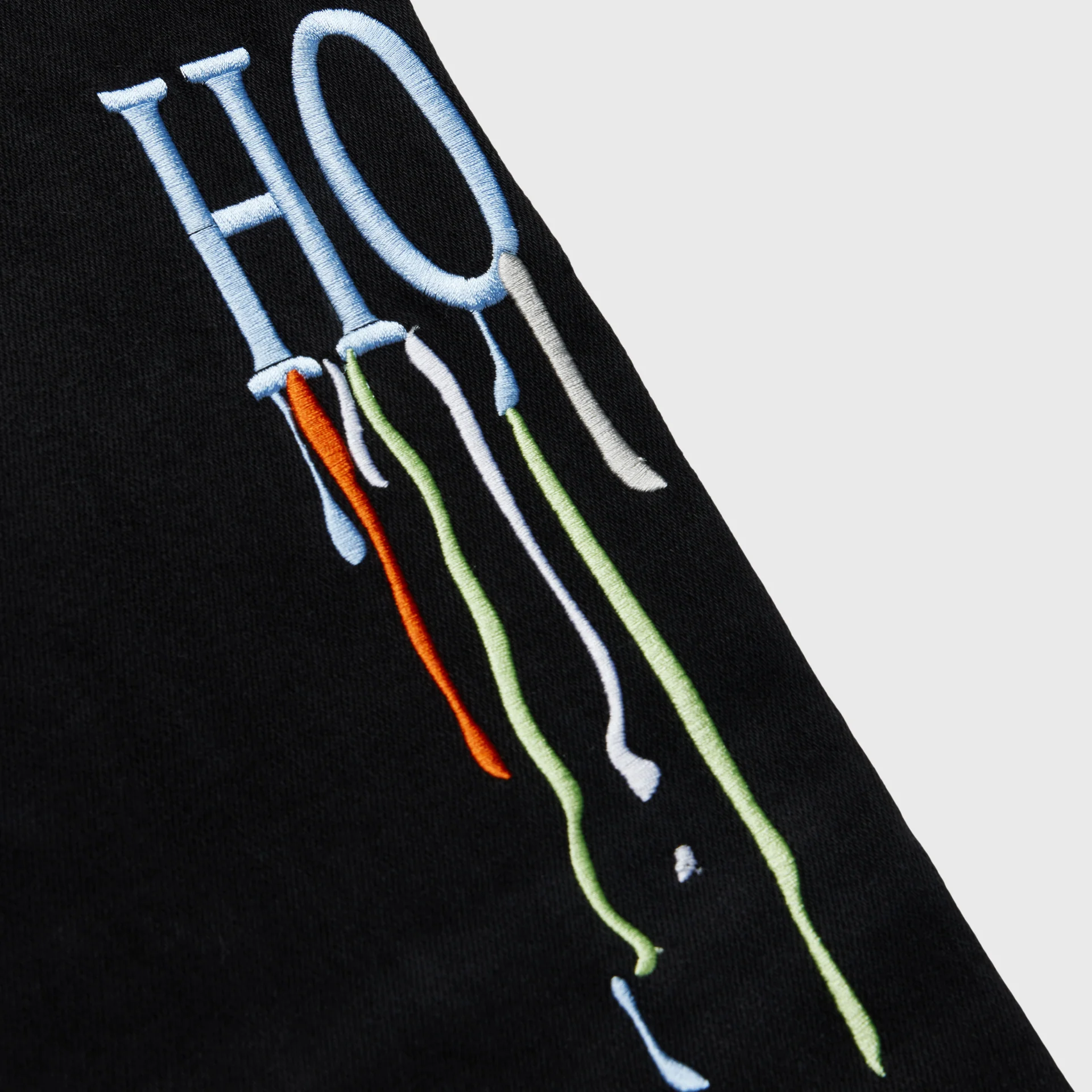 Letterman Drip Denim Black With Light Blue Letters - Image 6