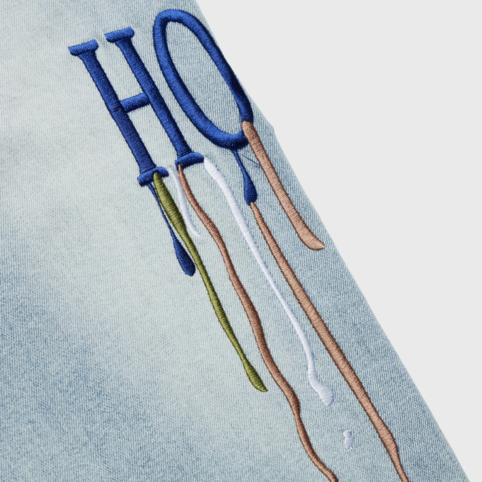 Letterman Drip Denim Blue With Navy Letters - Image 6