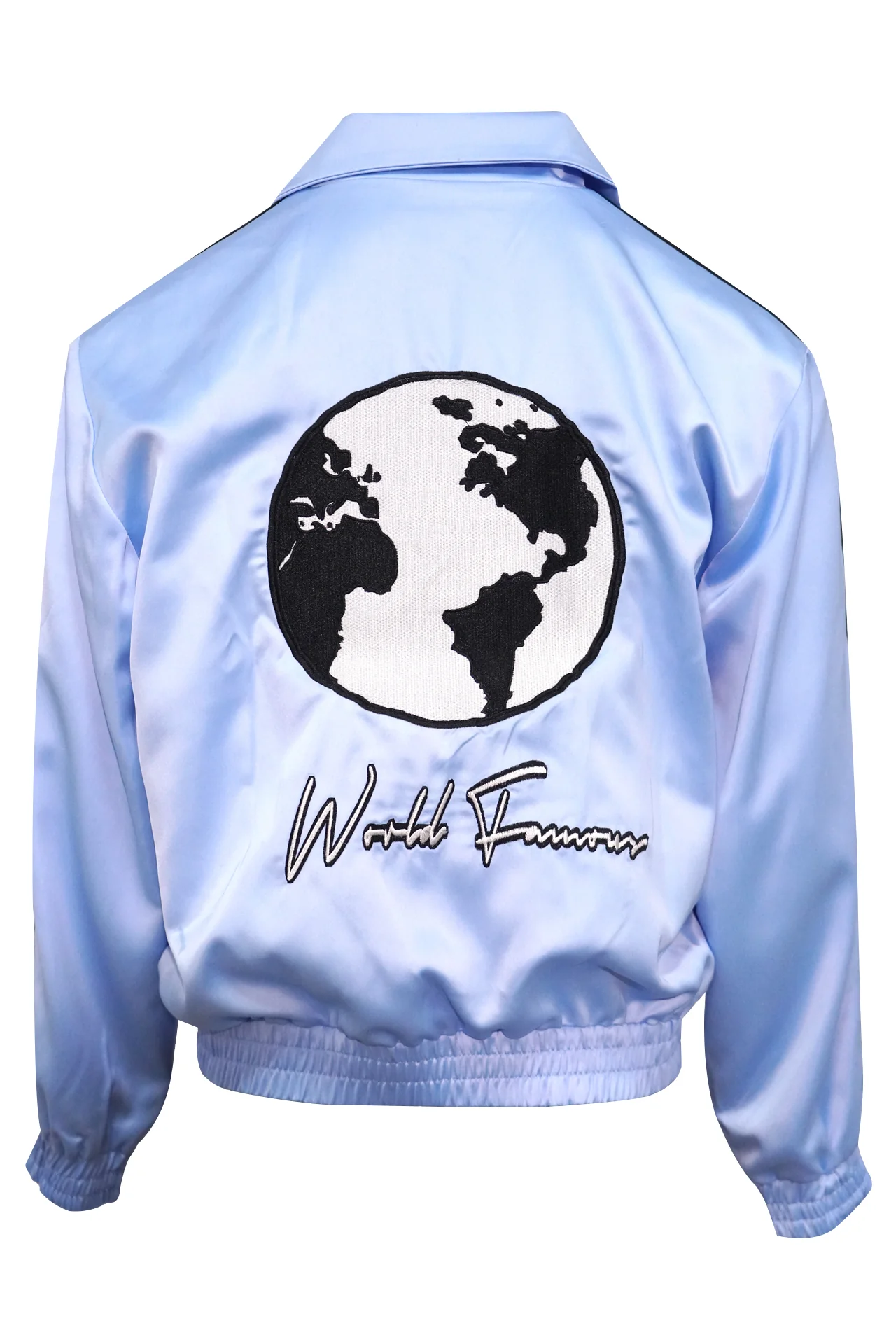 World Famous Lounge Jacket Powder Blue - Image 4