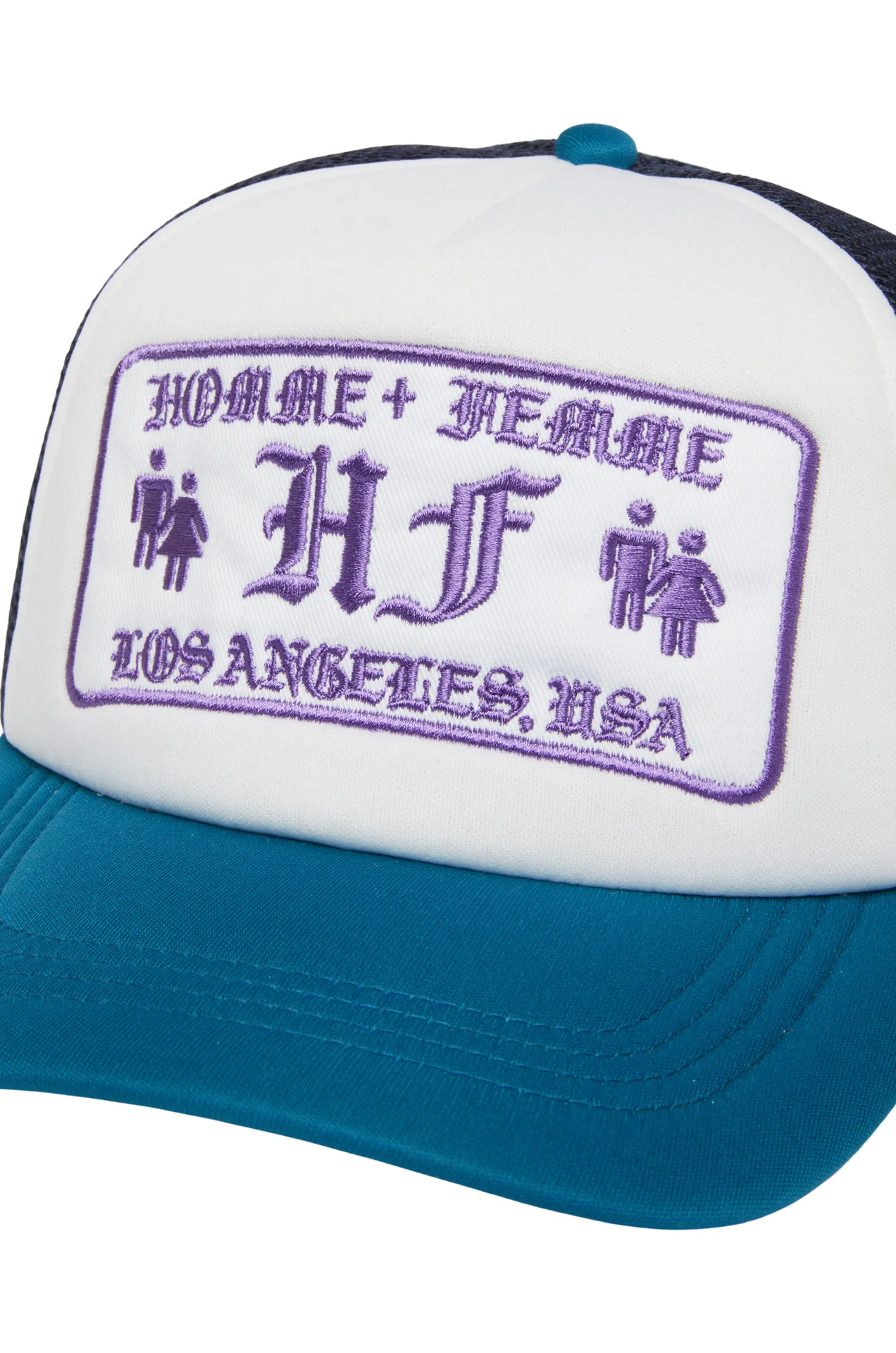 Old English Trucker Blue and Purple - Image 4