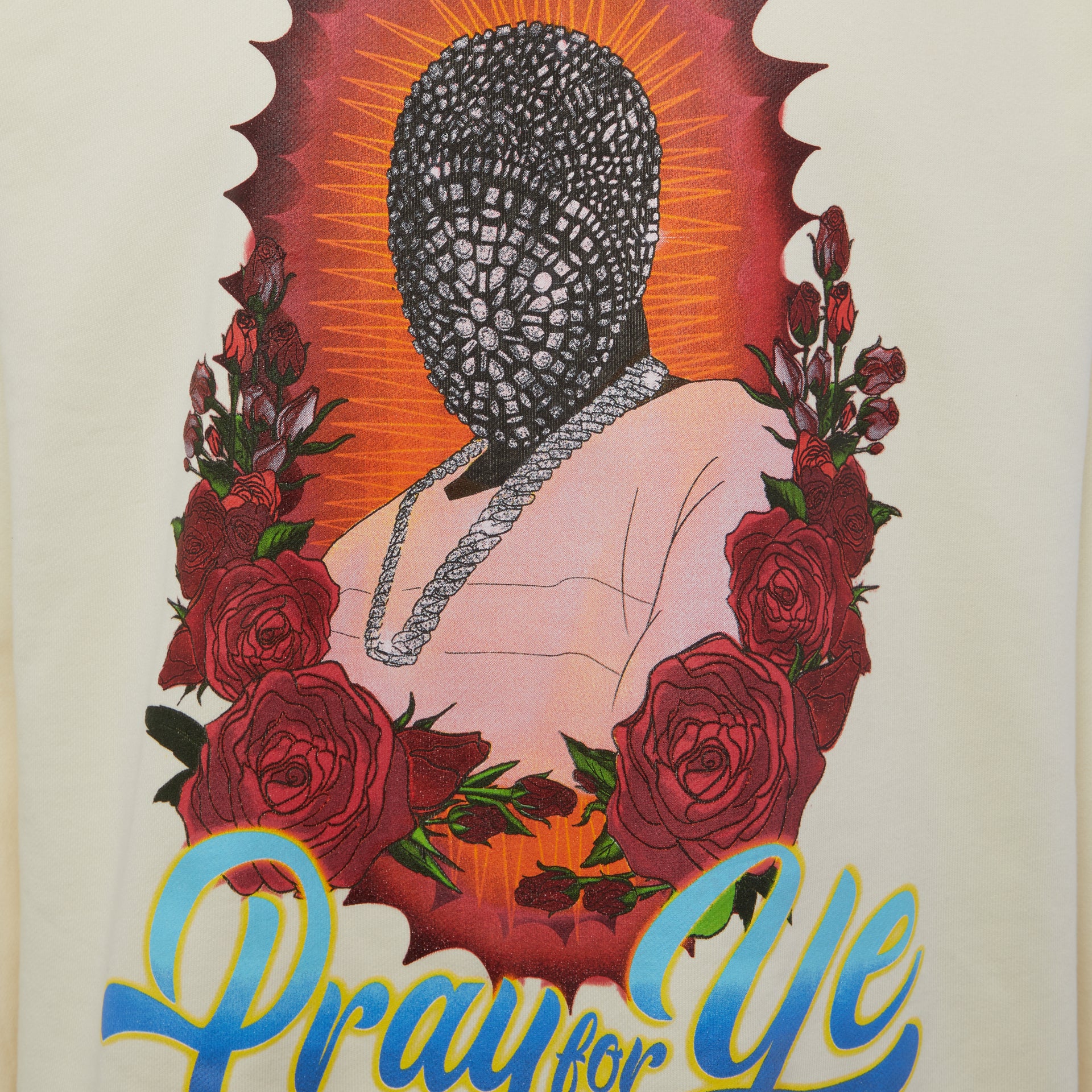 Pray for Ye Hoodie Cream - Image 3