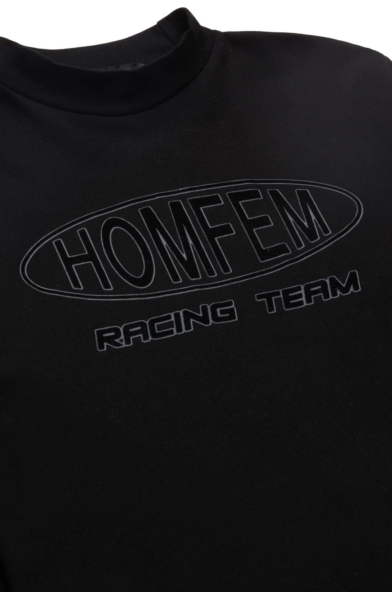 Racing Team Mock Neck Black - Image 3