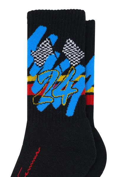 Racing Team Socks Black - Image 4