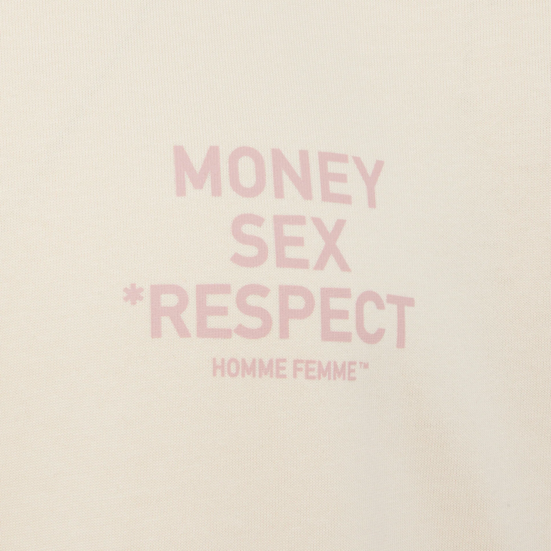 Respect Tee Cream and Pink - Image 3