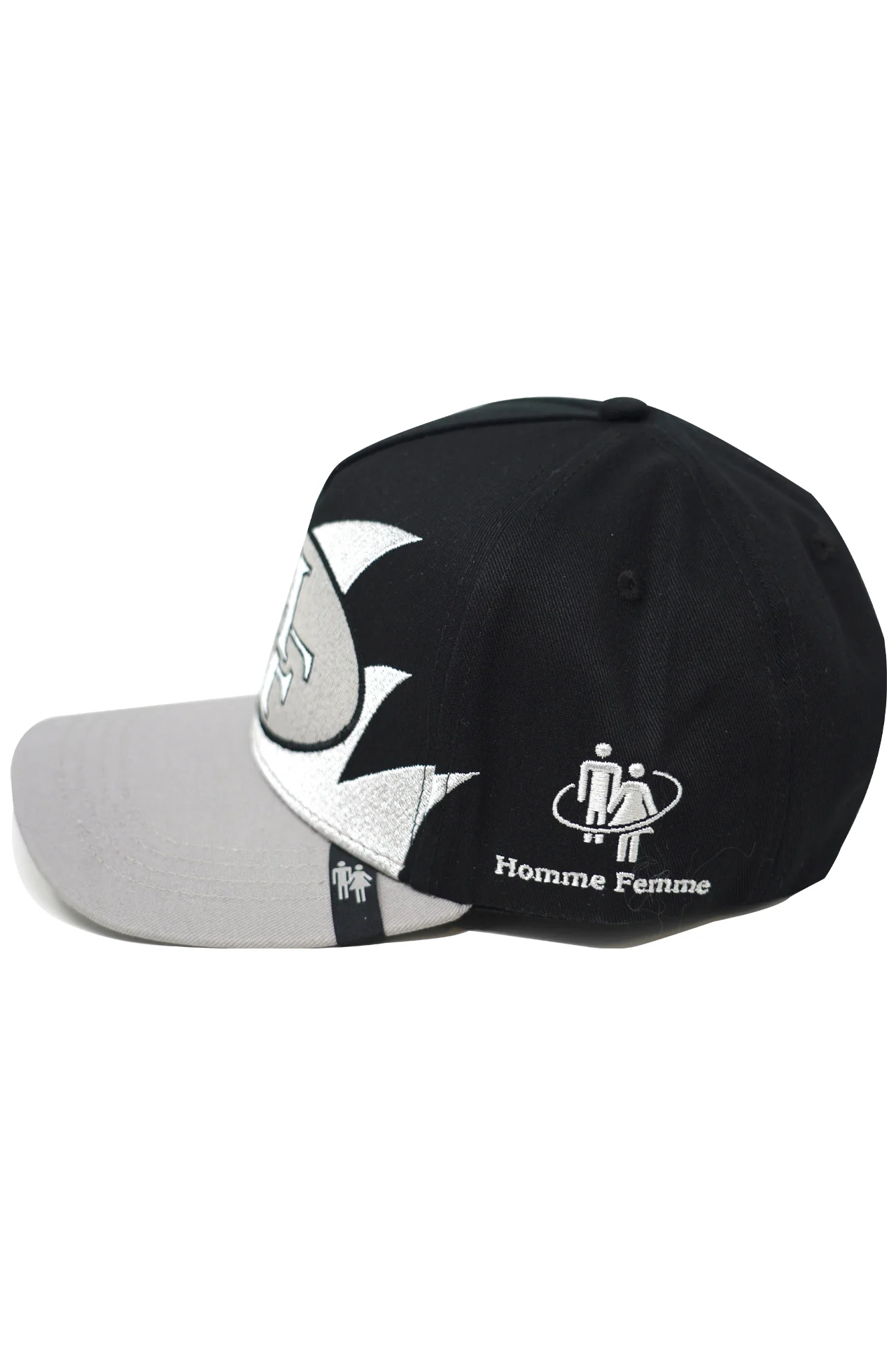 Shark Tooth Snapback Silver and Black - Image 4