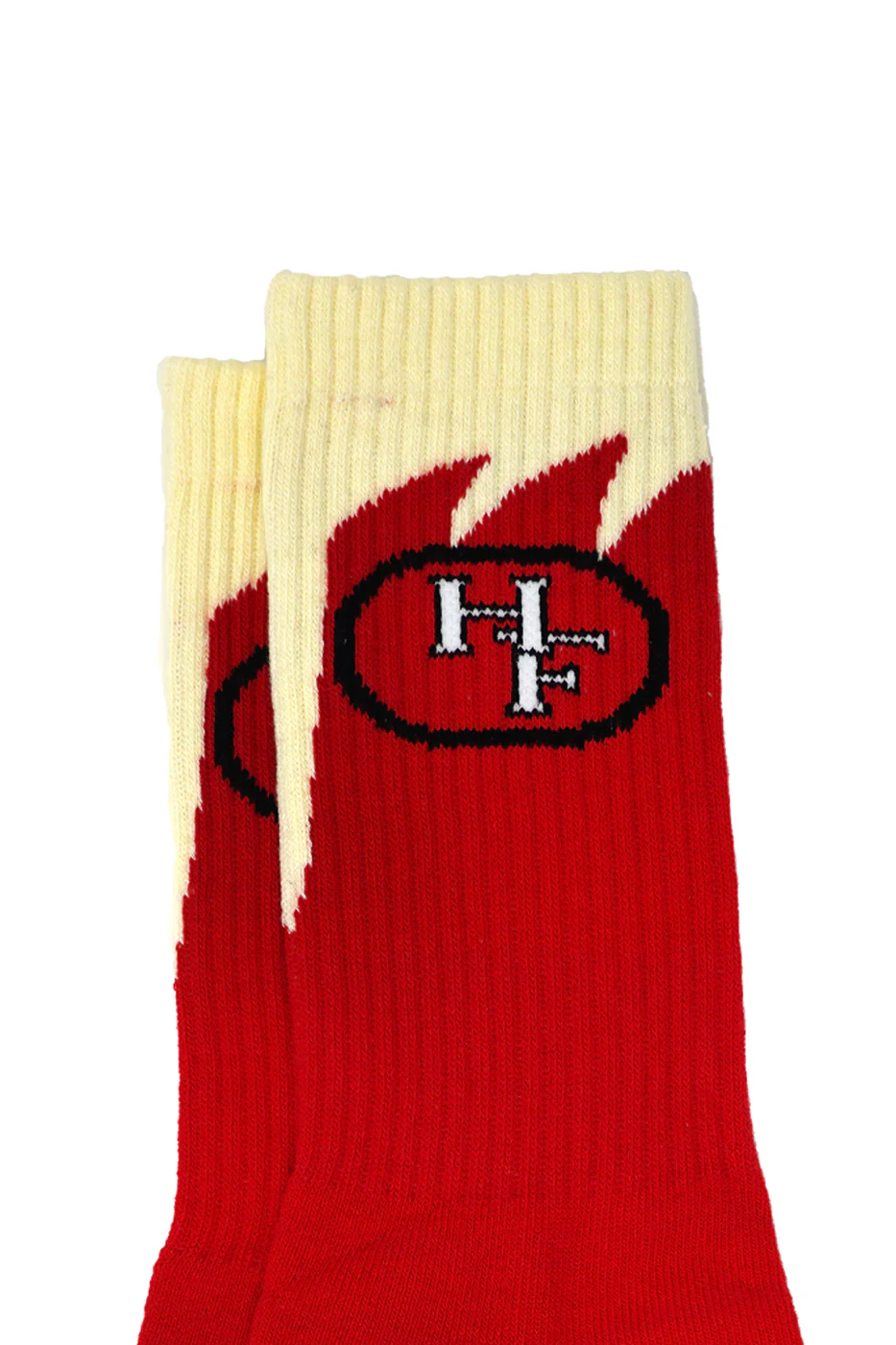 Shark Tooth Socks Red - Image 2