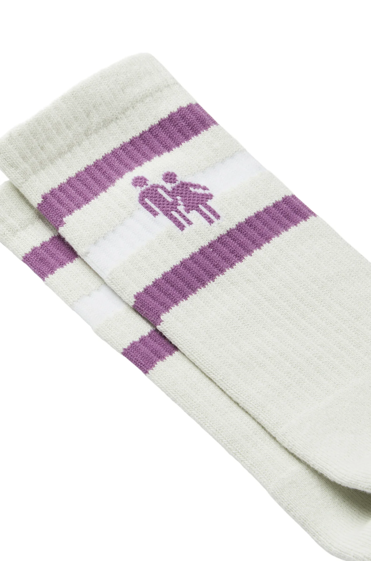 Trademark Socks Grey and Purple - Image 2