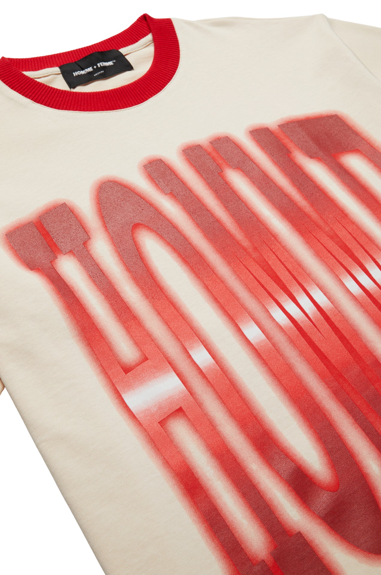 Twilight Tee Cream and Red - Image 3