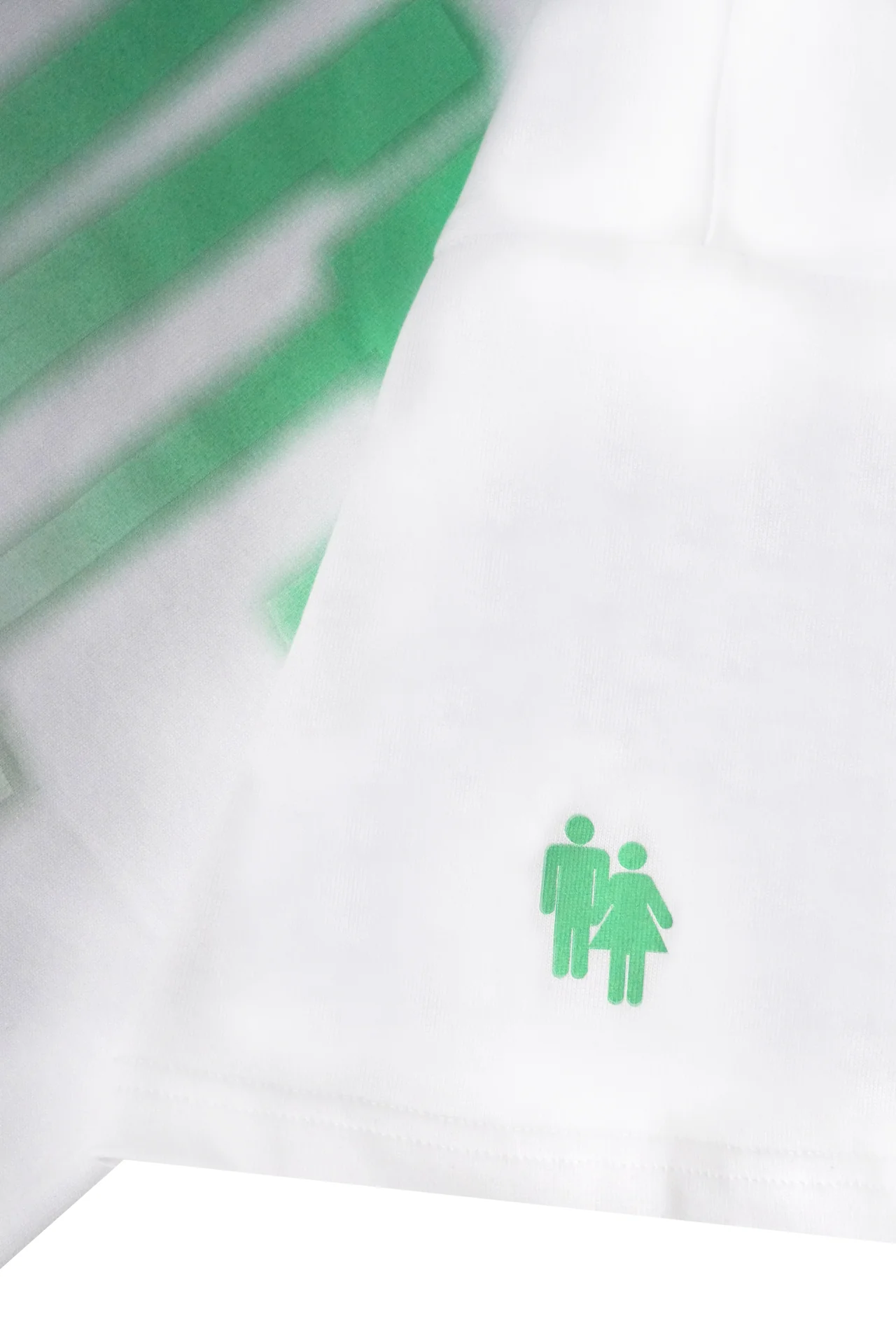 Twilight Tee White with Pink and Green - Image 2