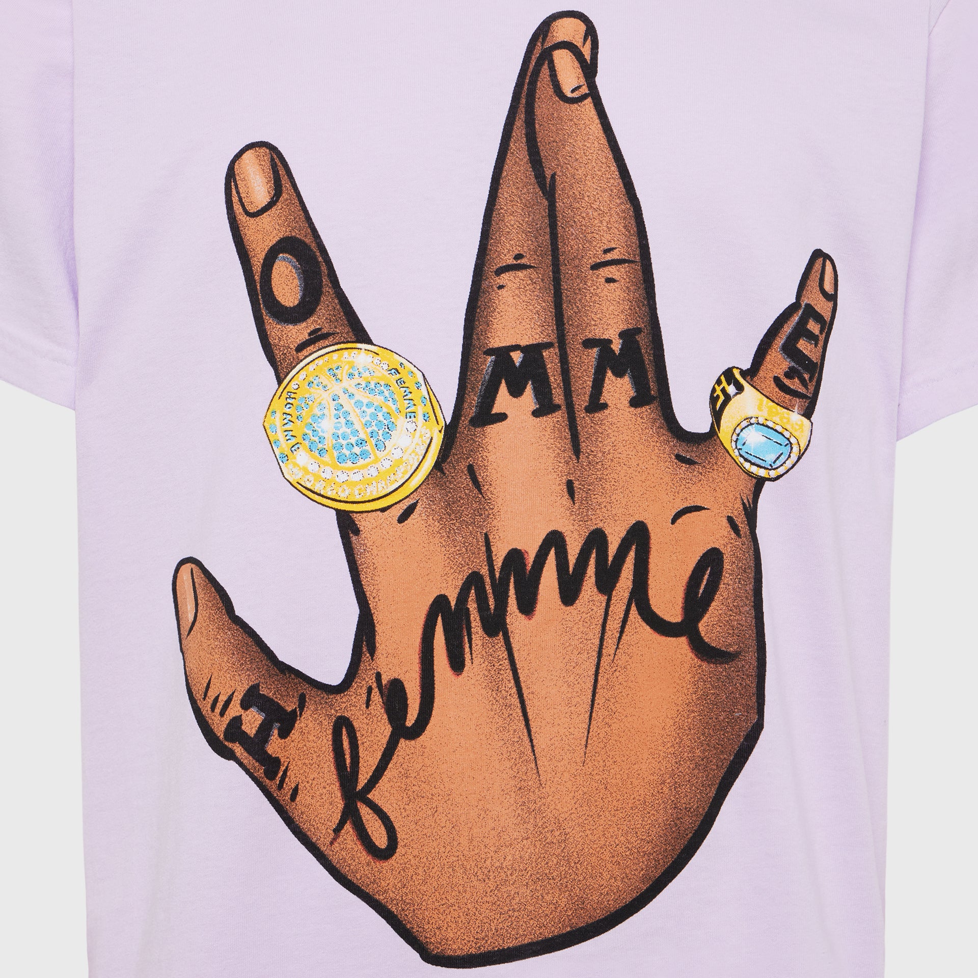 Twisted Champs Tee Light Purple - Image 3