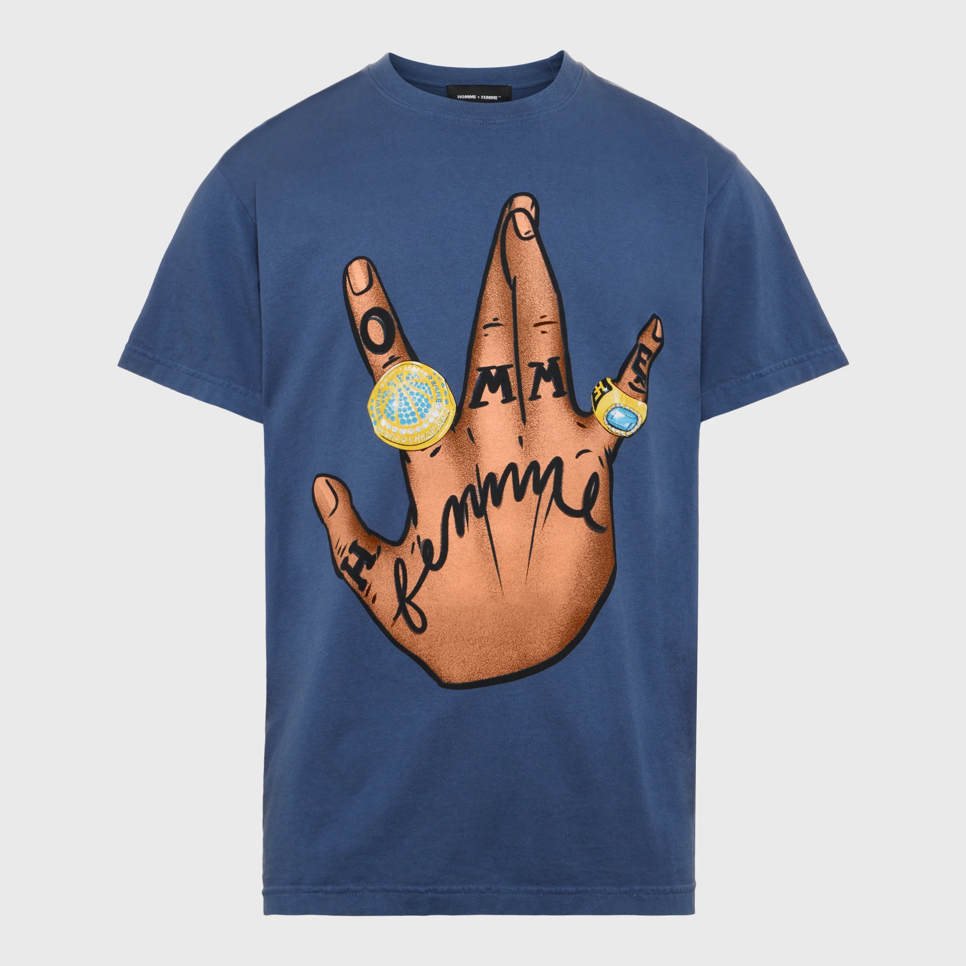 Twisted Champs Tee Navy