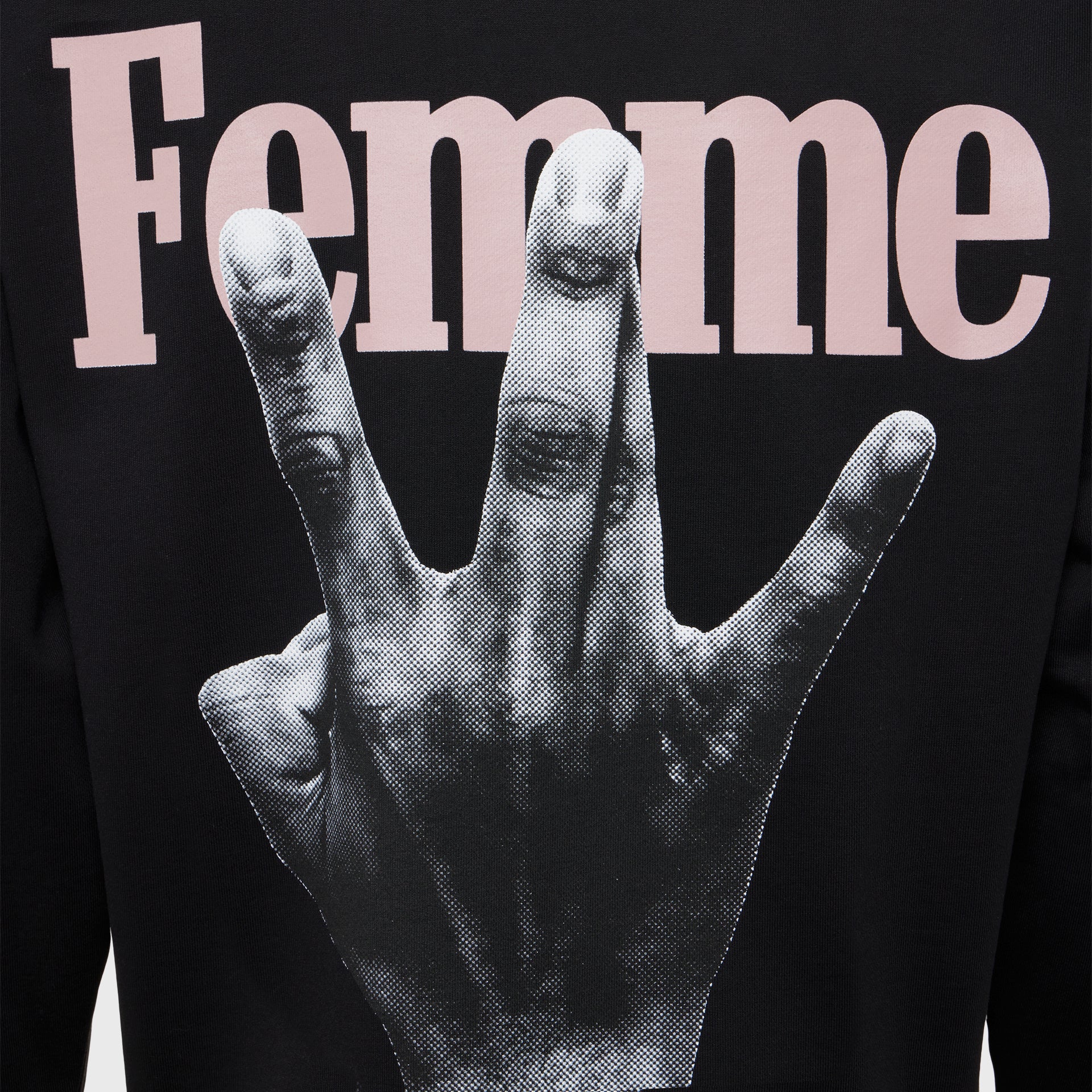 Twisted Fingers Hoodie Black with Purple and Pink - Image 4
