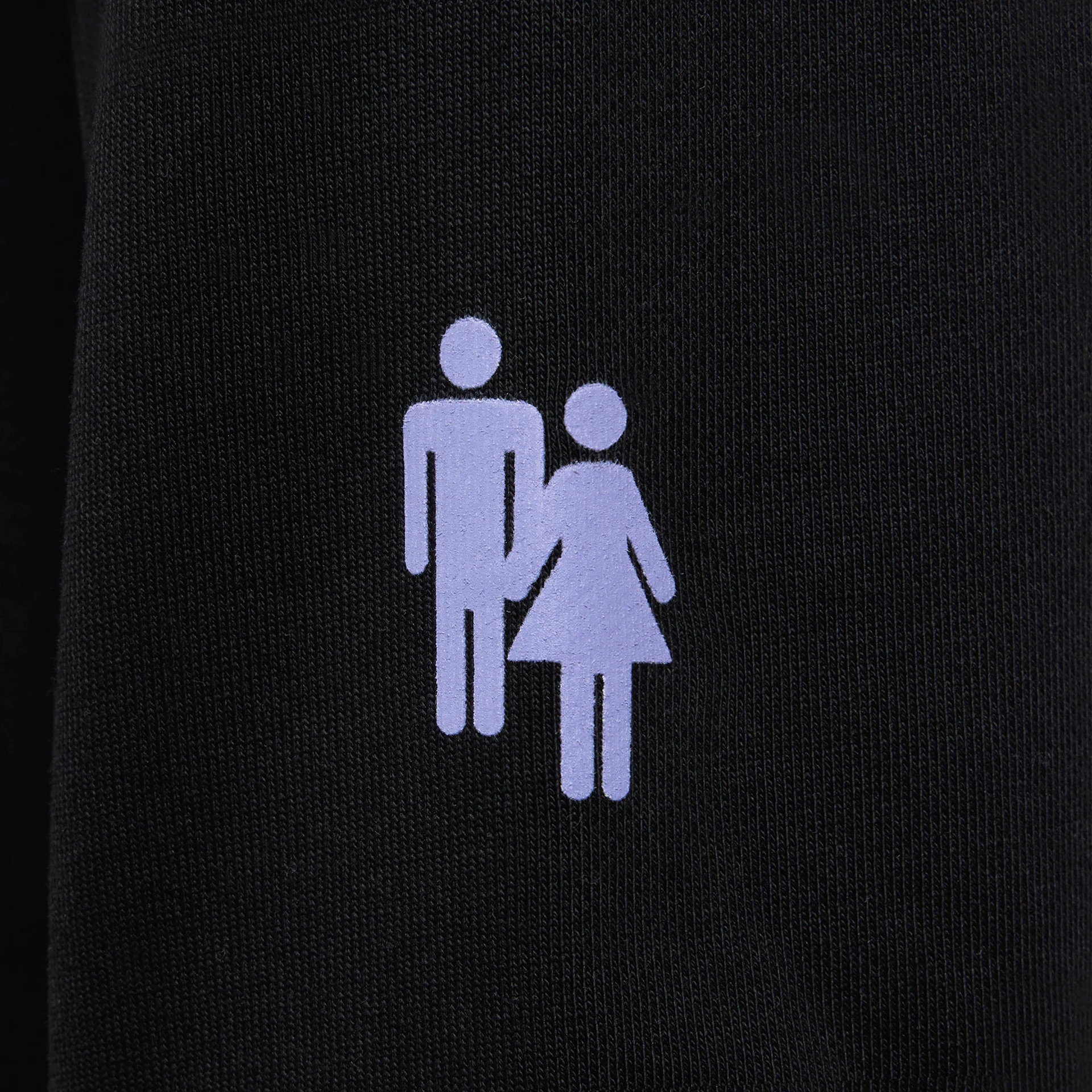 Twisted Fingers Hoodie Black with Purple and Pink - Image 5
