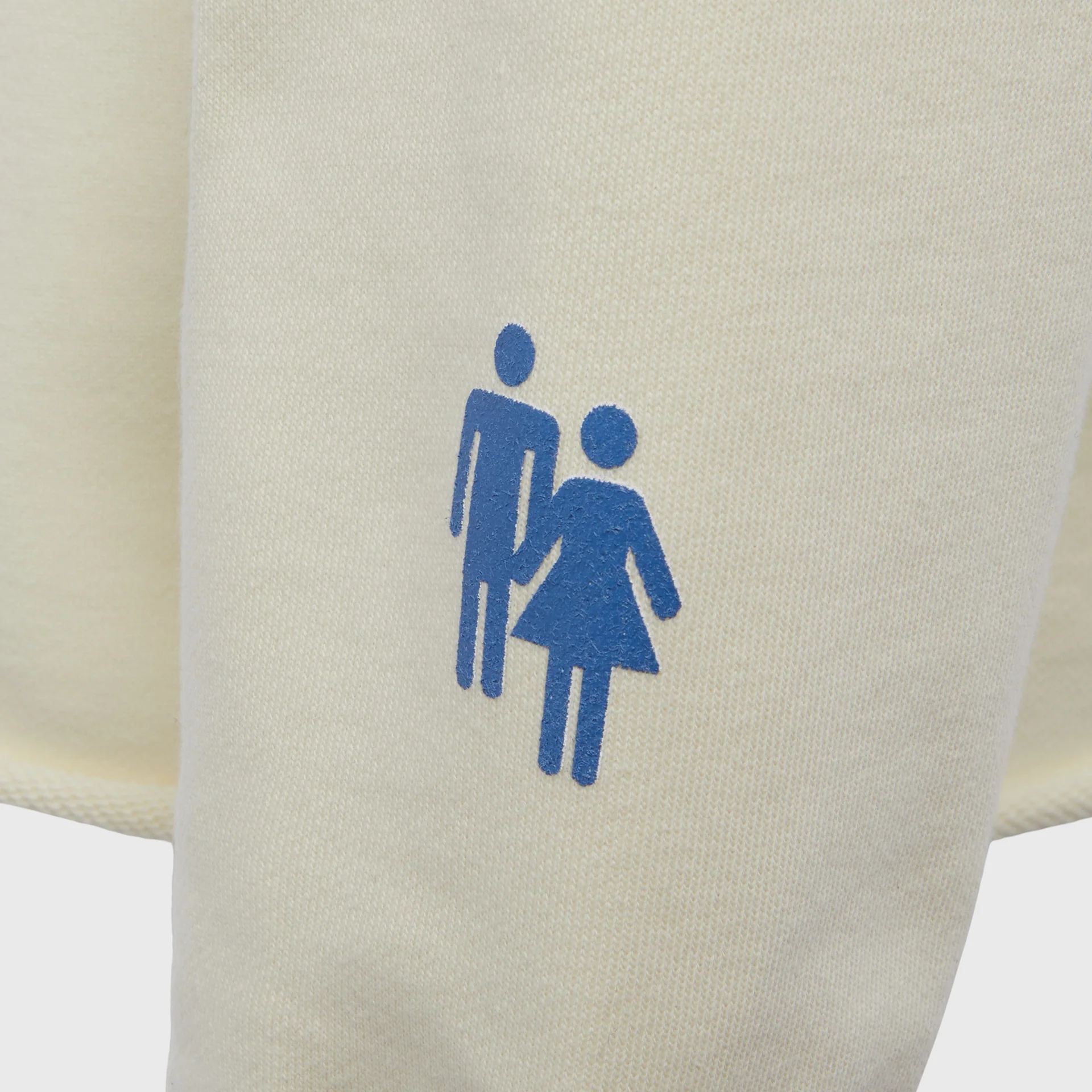 Twisted Fingers Hoodie Cream with Blue and Red - Image 5
