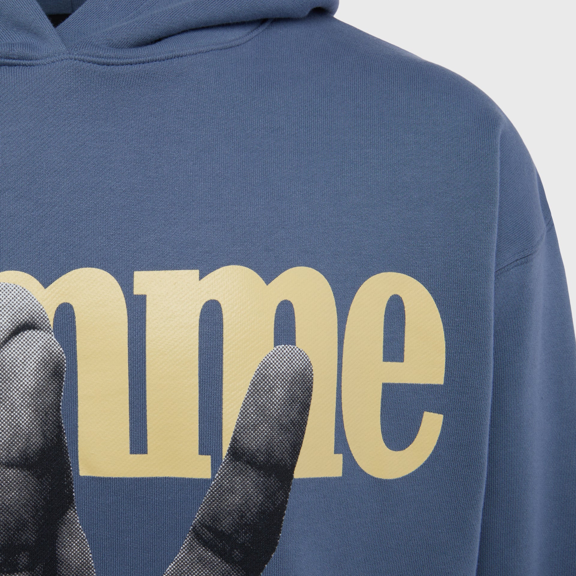 Twisted Fingers Hoodie Navy with Cream and Lavender - Image 3