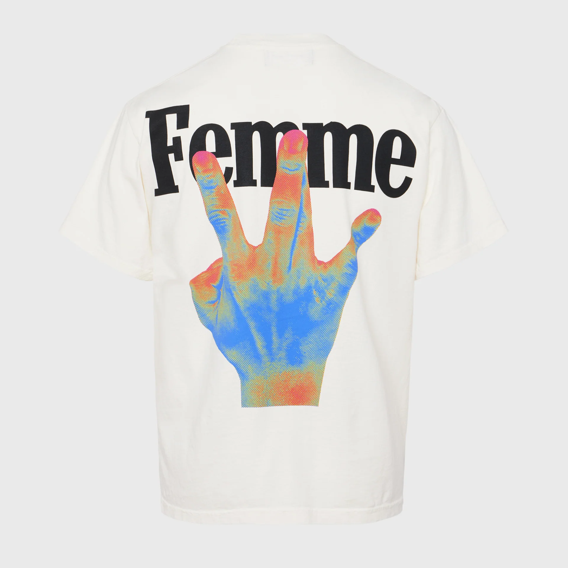 Twisted Fingers Tee Cream with Infrared - Image 4