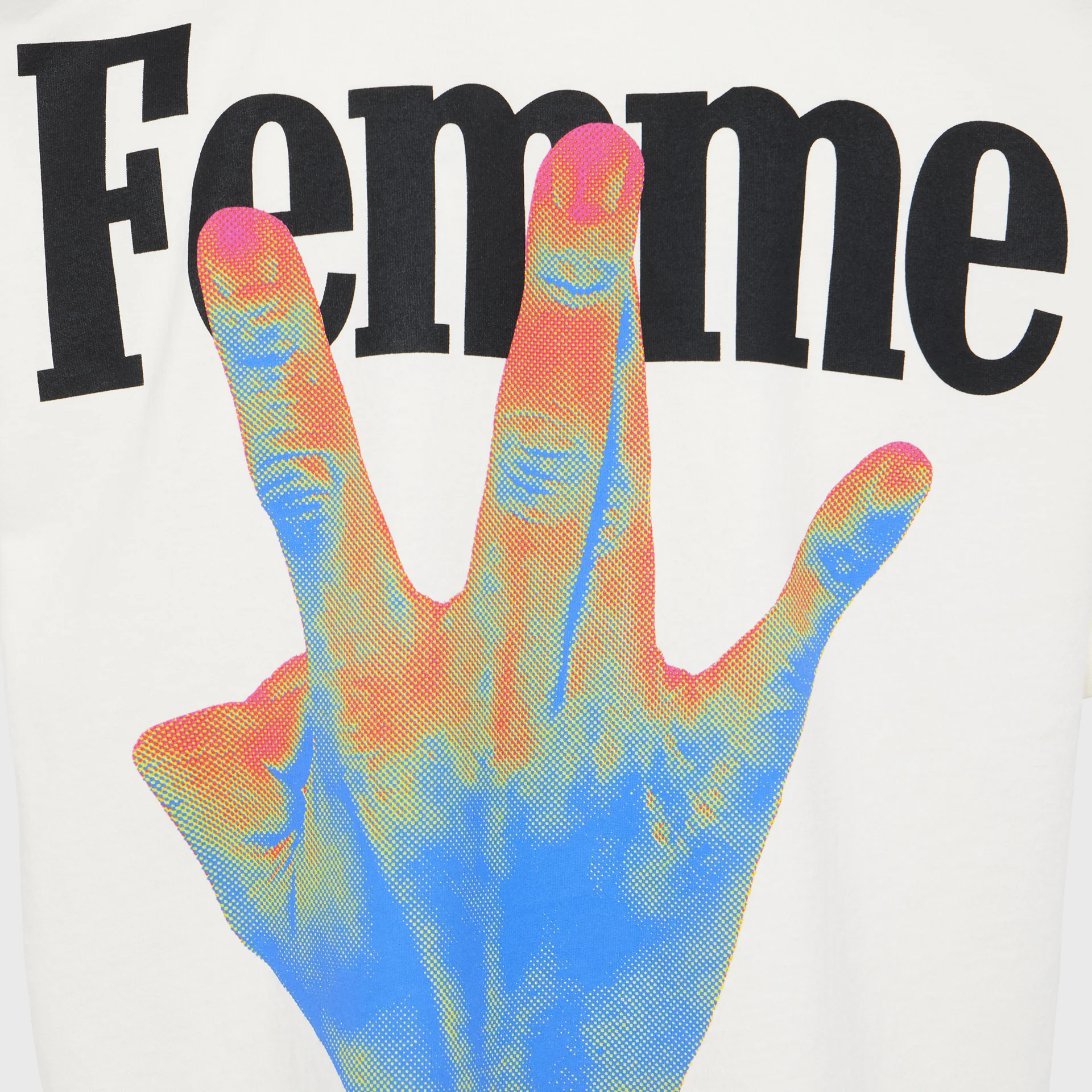 Twisted Fingers Tee Cream with Infrared - Image 6