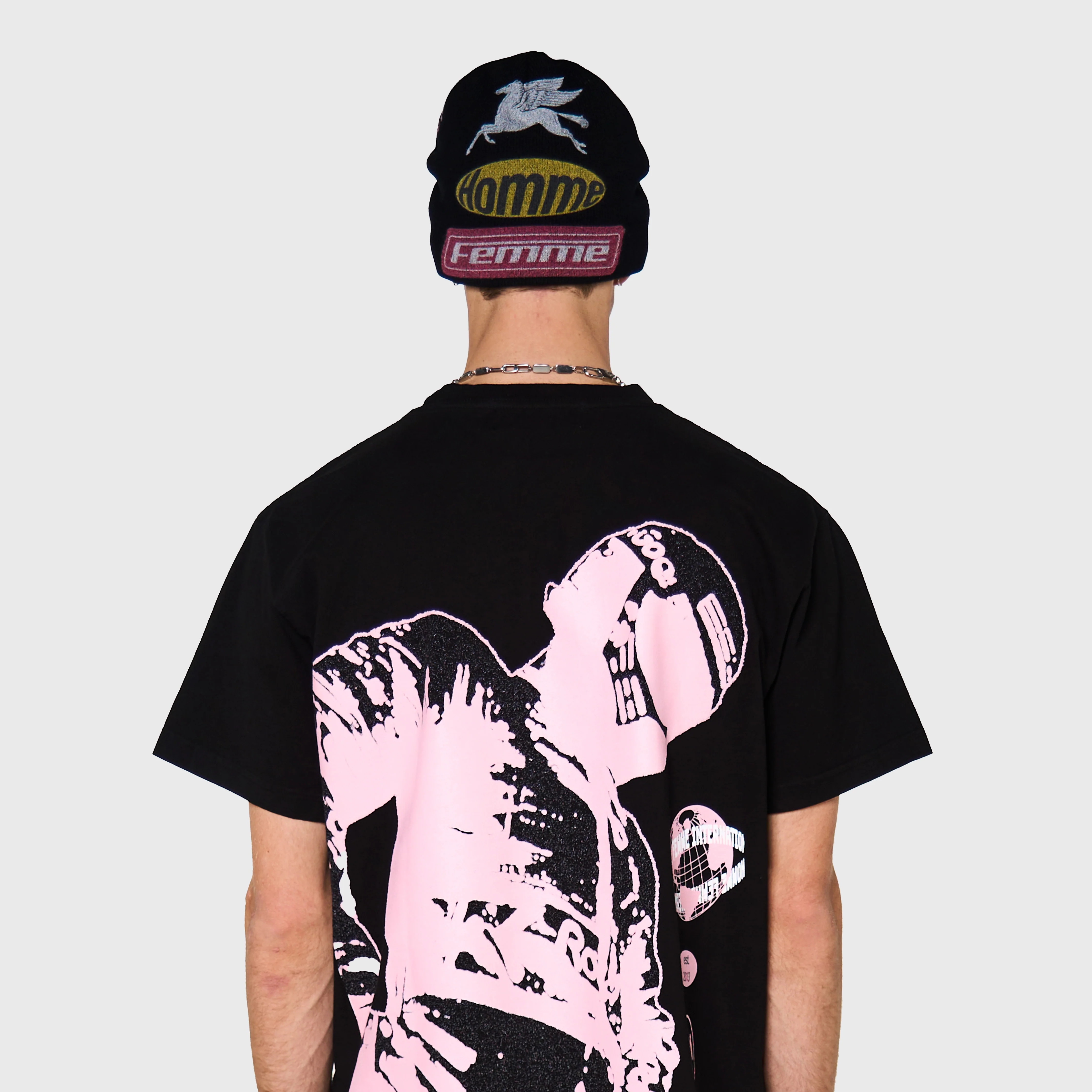 Wool Racing Beanie Black - Image 3