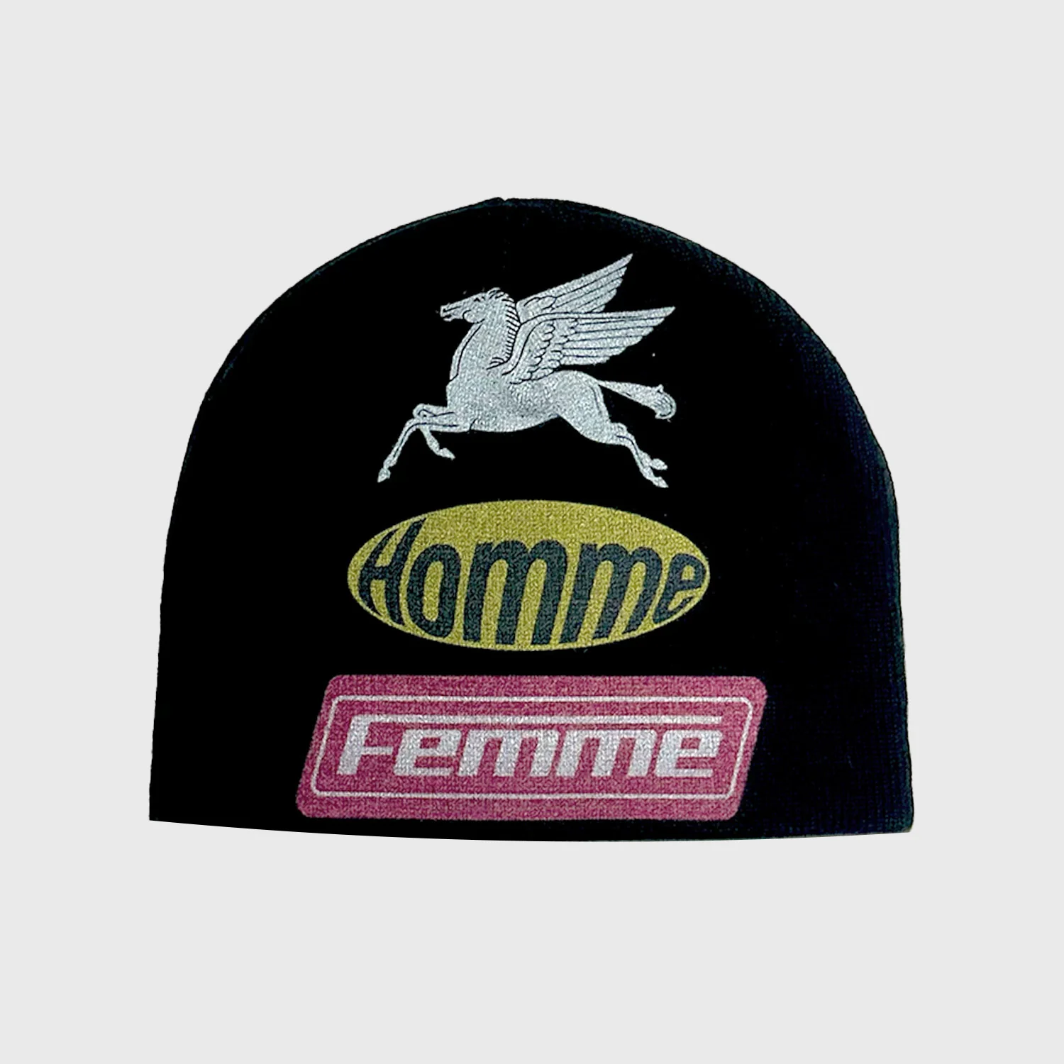 Wool Racing Beanie Black - Image 4